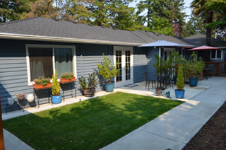 Backyard Broadview Adult Family Home.